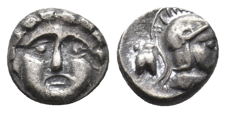 PISIDIA. Selge. (Circa 350-300 BC). AR Obol. 1 g 9.50 mm