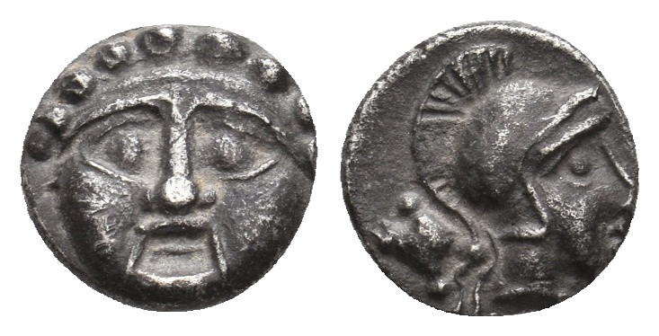 PISIDIA. Selge. (Circa 350-300 BC). AR Obol. 0.88 g. 9.60 mm.