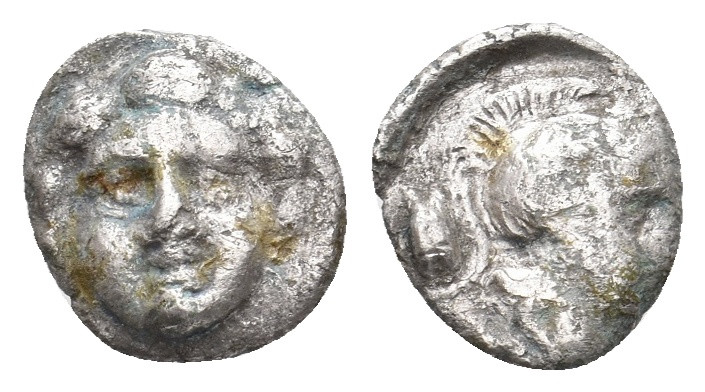 PISIDIA. Selge. (Circa 350-300 BC). AR Obol. 0.81 g. 10.30 mm.