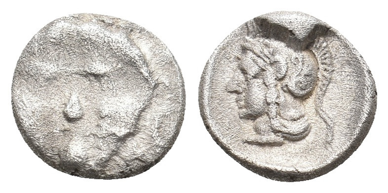 PISIDIA. Selge. (Circa 350-300 BC). AR Obol. 0.97 g 10.40 mm