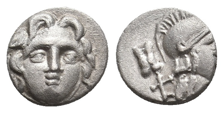 PISIDIA. Selge. (Circa 350-300 BC). AR Obol. 0.83 g. 10 mm.