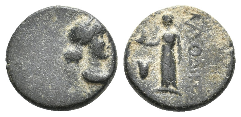 PHRYGIA. Laodikeia. (2nd-1st centuries BC). Ae. 2.41 g 15.20 mm