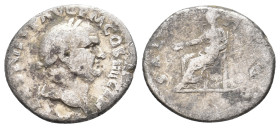 VESPASIAN, 69-79 AD. AR, Denarius. Rome. 3.04 g. 19.65 mm.