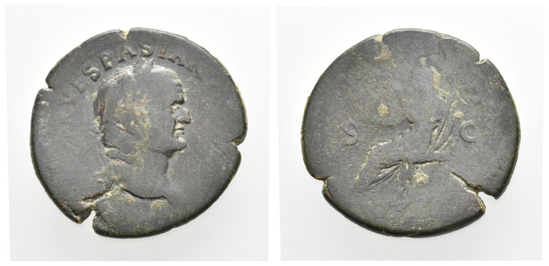 VESPASIAN, 69-79 AD. Rome. AE. 8.05 g. 26.65 mm.