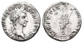 NERVA, 96-98 AD. AR, Denarius. Rome. 3.45 g. 18.50 mm.