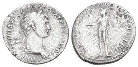 TRAJAN, 98-117 AD. AR, Denarius. Rome. 3.03 g. 19.50 mm.
