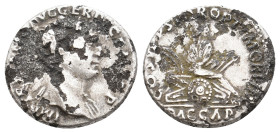 TRAJAN, 98-117 AD. Denarius. Rome. 2.58 g. 18.30 mm.