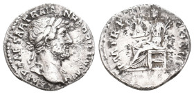 HADRIAN, 117-138 AD. AR, Denarius. Rome. 3.08 g. 19 mm.