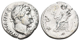 HADRIAN, 117-138 AD. AR, Denarius. Rome. 3.22 g. 18.30 mm.