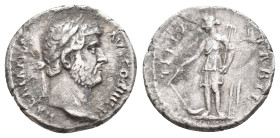 HADRIAN, 117-138 AD. AR, Denarius. Rome. 2.68 g. 17.40 mm.