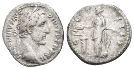 ANTONINUS PIUS, 138-161 AD. AR, Denarius. Rome. 3.15 g. 18.05 mm.