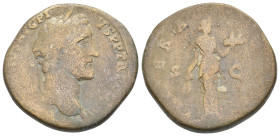 ANTONINUS PIUS, 138-161 AD. AE, Sestertius. Rome. 23.41 g. 33.20 mm.