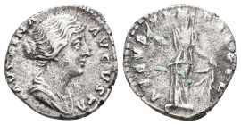 FAUSTINA II Augusta, 147-175 AD. AR, Denarius. Rome. 2.89 g. 16.20 mm.