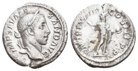 SEVERUS ALEXANDER, 222-235 AD. AR, Denarius. Rome. 3.25 g. 19 mm.