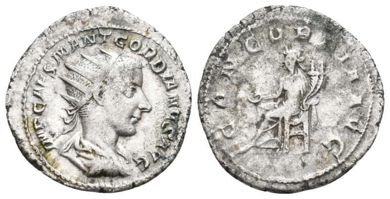 GORDIAN III, 238-244 AD. AR, Antoninianus. Rome. 3.48 g. 22.10 mm.