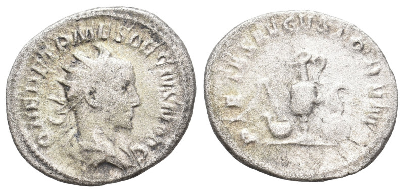 HERENNIUS ETRUSCUS Caesar, 249-251 AD. AR, Antoninianus. Rome. 3.67 g. 23.10 mm.