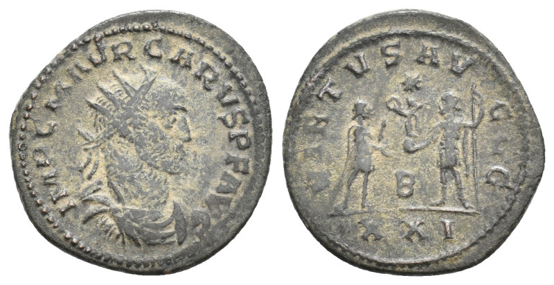 CARUS, 282-283 AD. AE, Antoninianus. Antioch. 3.46 g. 22.30 mm.