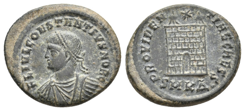 CONSTANTIUS II Caesar, 324-337 AD. Follis. Cyzicus. 3.40 g. 20.10 mm.