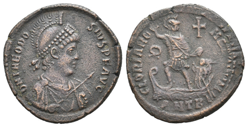 THEODOSIUS I, 379-395 AD. AE. Antioch. 3.80 g. 23.90 mm.