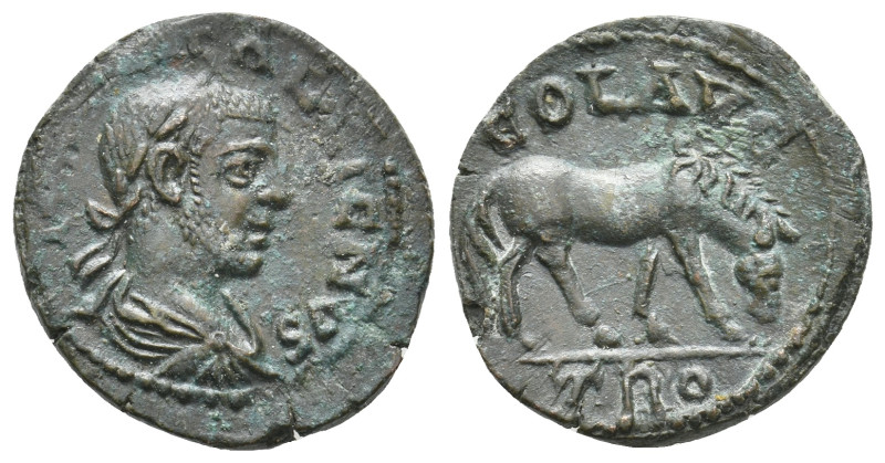 TROAS, Alexandria. Gallienus, 253-268 AD. AE, As. 5.33 g. 21.65 mm.