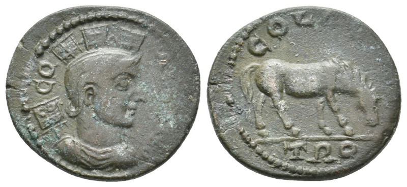 TROAS, Alexandria. Pseudo-autonomous, circa 138-268 AD. AE. 6.10 g. 22.85 mm.