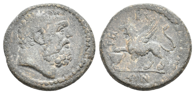 IONIA, Teos. Pseudo-autonomous, Time of Antoninus Pius (circa 138-161 AD). AE. 3...