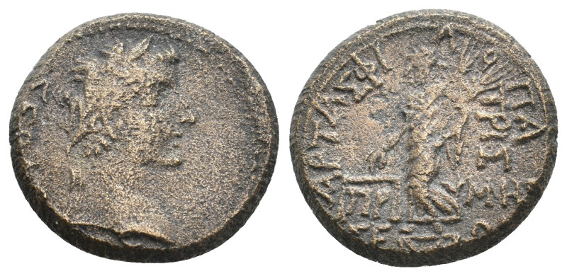 PHRYGIA, Prymnessus. Augustus, 27 BC-14 AD. AE. 5.99 g. 18.80 mm.