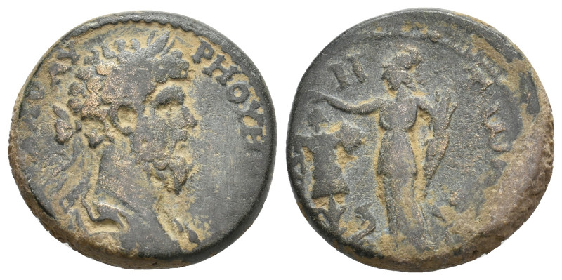 PAMPHYLIA, Side. Marcus Aurelius, 161-169 AD. AE. 10.49 g. 22.30 mm.