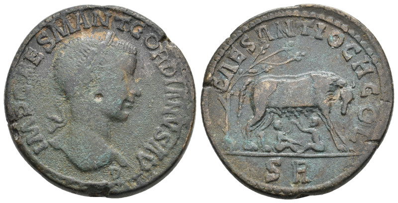 PISIDIA, Antiochia. Gordian III, 238-244 AD. AE, Sestertius. 26.88 g. 34.40 mm.