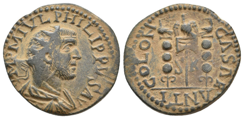 PISIDIA, Antioch. Philip I the Arab, 244-249 AD. AE. 7.99 g. 25.40 mm.