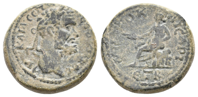 CAPPADOCIA, Caesaraea. Septimius Severus, 193-211 AD. 7.07 g. 20 mm.