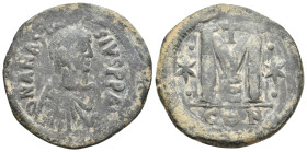 ANASTASIUS I, 491-518 AD. AE, Follis. Constantinople. 16.44 g. 34.80 mm.