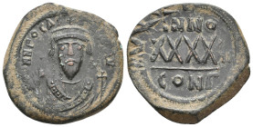 PHOCAS, 602-610 AD. AE, Follis. Constantinople. 12.76 g. 29.90 mm.