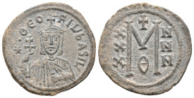 THEOPHILUS, 829-842 AD. AE, Follis. Constantinople. 8.46 g. 29.40 mm.