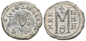 THEOPHILUS, 829-842 AD. AE, Follis. Constantinople. 8.74 g. 27.25 mm.