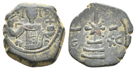 MANUEL I COMNENUS, 1143-1180 AD. AE, Tetarteron. Thessalonica. 2.59 g. 15.90 mm.