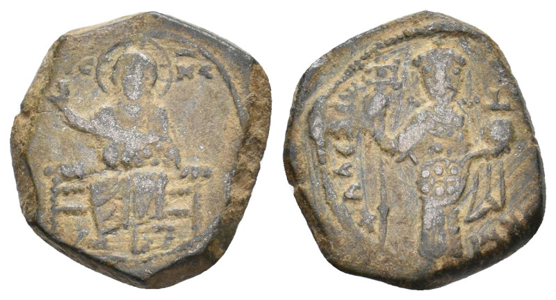 ALEXIUS I COMNENUS, 1081-1118 AD. AE, Tetarteron. Constantinople. 4.24 g. 18.40 ...