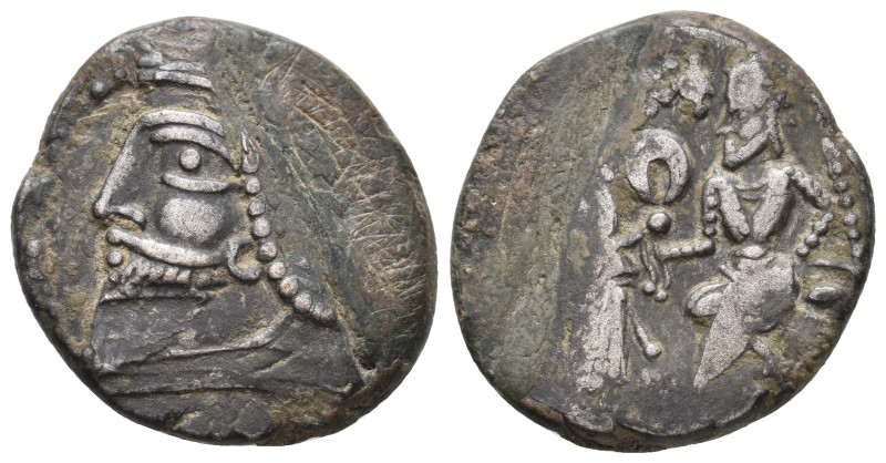 Parthian Kingdom - VOLOGASES III 105-147 AD. BI, tetradrachm. 10.40 g. 27.40 mm.