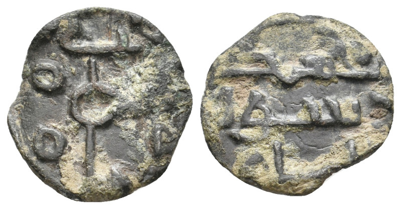 Abbasid Governors, Cilicia. THAMAL AL-DULAFI, circa 923-933. AE, Fals, Tarsus. 1...