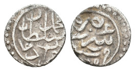 Islamic, Ottoman Empire. MURAD II, 1421-1451 AD / 824-855 AH. AR, Akce. 0.71 g. 10.35 mm.