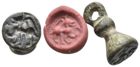 Greek Stamp Seal. 8.55 g. 23.65 mm.