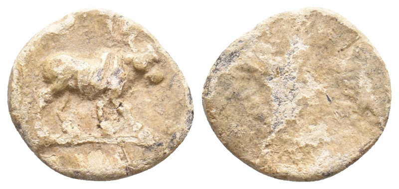 Roman Token. 2.39 g. 16.15 mm.