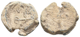 Byzantine Seal. 10.68 g. 23.80 mm.