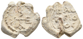 Byzantine Seal. 14.16 g. 24.90 mm.