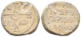 Byzantine Seal. 17.75 g. 25.80 mm.