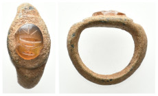 ANCIENT ROMAN BRONZE RING (1ST-5TH CENTURY AD.)
Condition : See picture. No return.
Weight : 4.36 g
Diameter: