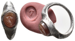 ANCIENT ROMAN SILVER RING (1ST-5TH CENTURY AD.)
Condition : See picture. No return.
Weight : 5.55 g
Diameter: