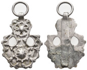 ANCIENT BYZANTINE SILVER NECKLACE (11TH-15TH CENTURY AD.)
Condition : See picture. No return
Weight : 6.77 g
Diameter: 47.25 mm