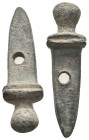 ANCIENT ROMAN BRONZE GLADIUS SWORD PENDANT (1ST- 3RD CENTURY AD)
Condition : See picture. No return
Weight : 6.53 g
Diameter: 37.40 mm