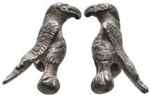 ANCIENT ROMAN SILVER EAGLE FIGURINE (1ST-5TH CENTURY AD)
Condition : See picture. No return.
Weight : 8 g
Diameter: 23.30 mm